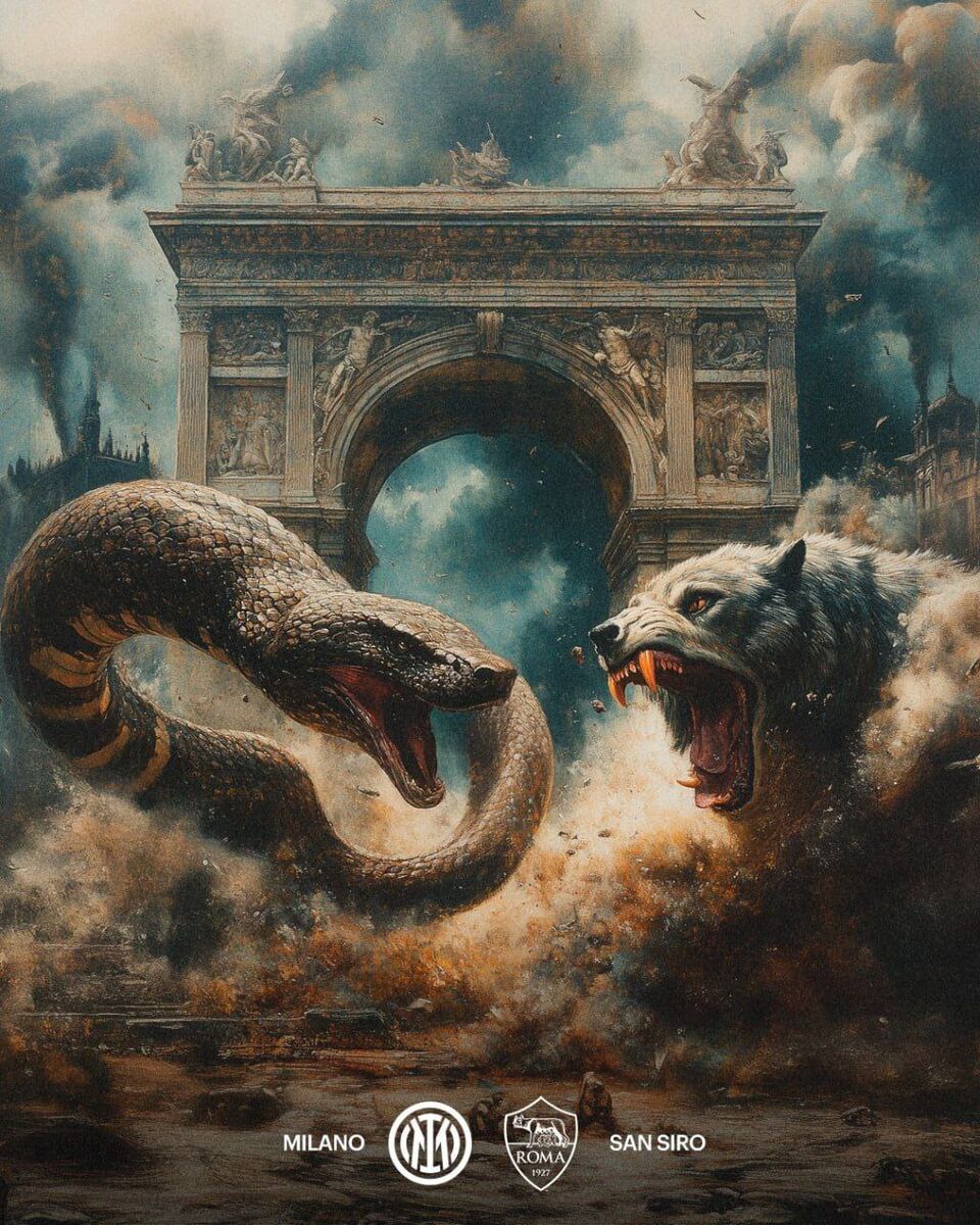 پوستر فوق العاده اینتر خاک سری آ را به توبره کشید