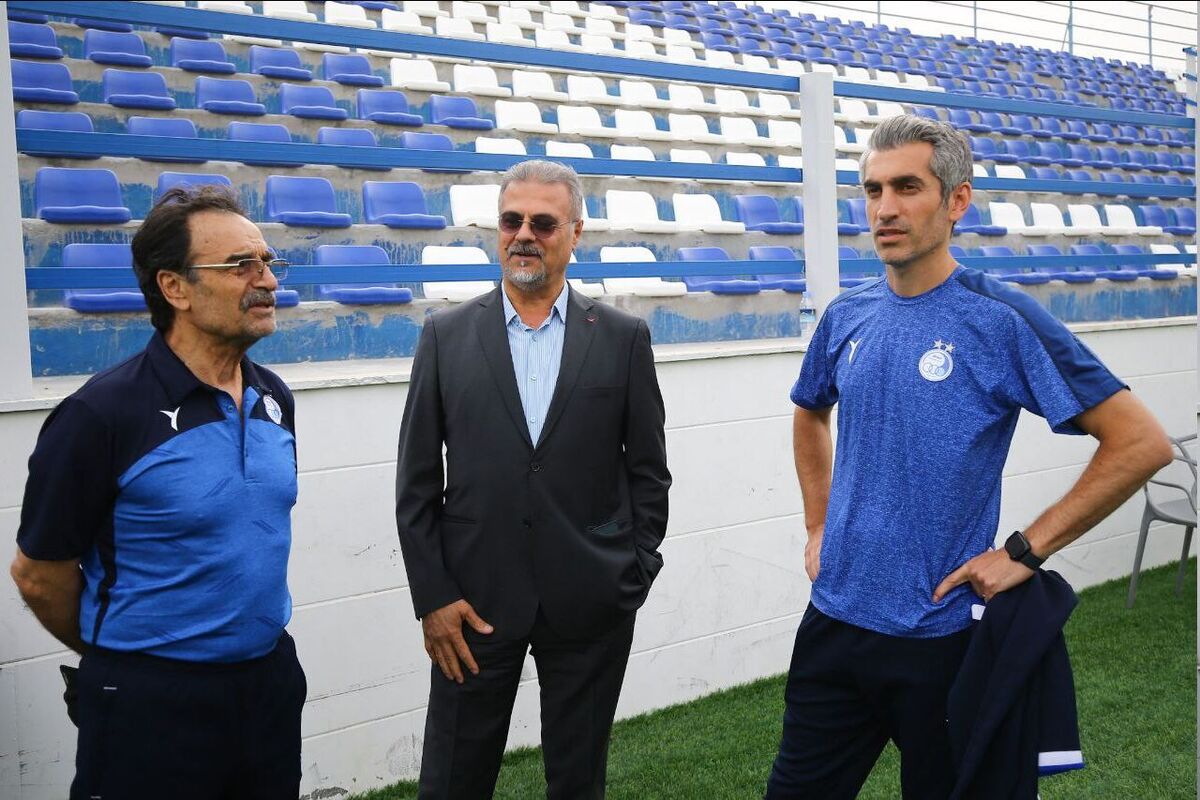 387146 با حضور مدیرعامل، استقلال شارژ شد و تمرین کرد!