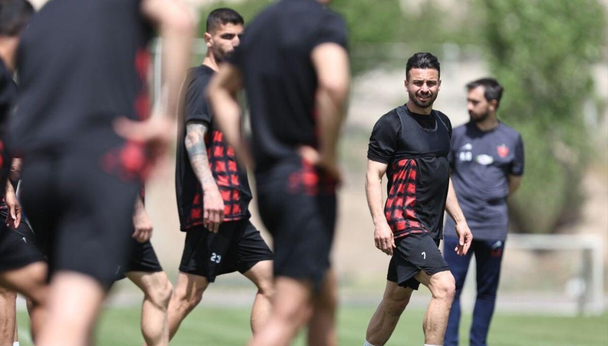 پرسپولیس آخرین تمرین خود را پیش از سفر به مازندران در زمین شماره ۲ آزادی انجام داد