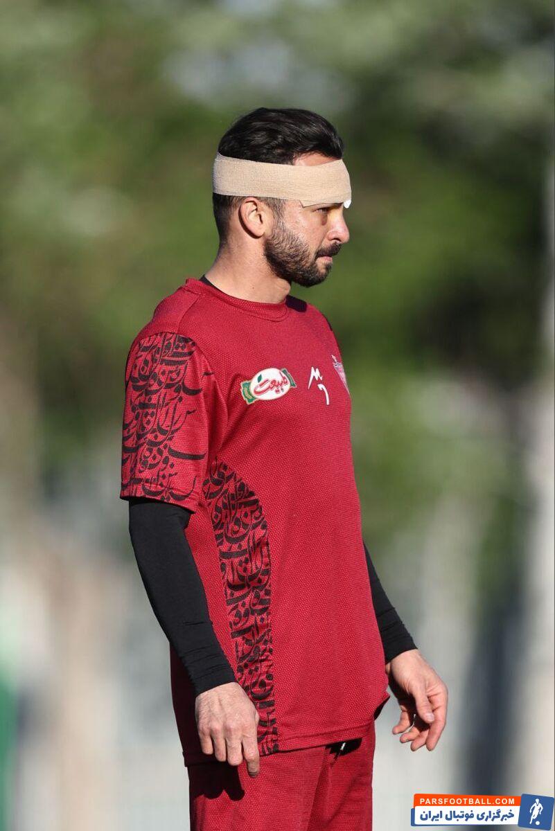 برگزاری تمرین دیروز بازیکنان پرسپولیس در زمین شماره ۳ مجموعه ورزشی آزادی