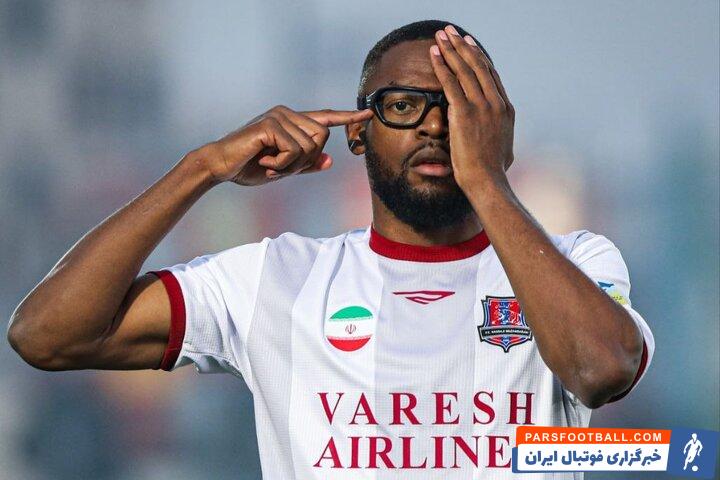 کوین یامگا فرصت گلزنی مقابل پرسپولیس را از دست داد