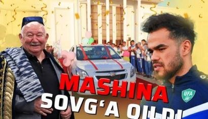 عکس از هدیه اورونوف به مربی خود