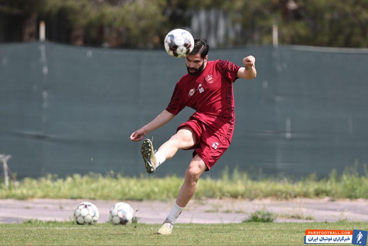 آماده‌سازی بازیکنان پرسپولیس برای دیدار با نساجی مازندران
