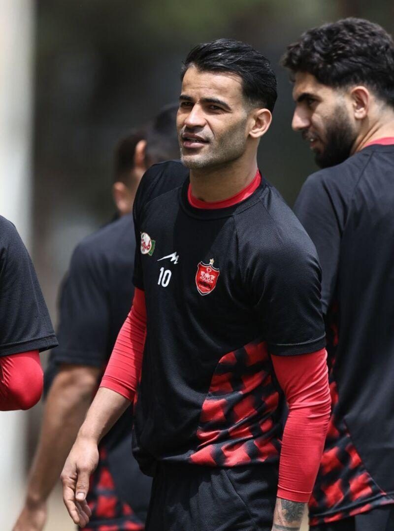 تمرین تیم پرسپولیس پیش از سفر به رفسنجان برای دیدار با مس رفسنجان