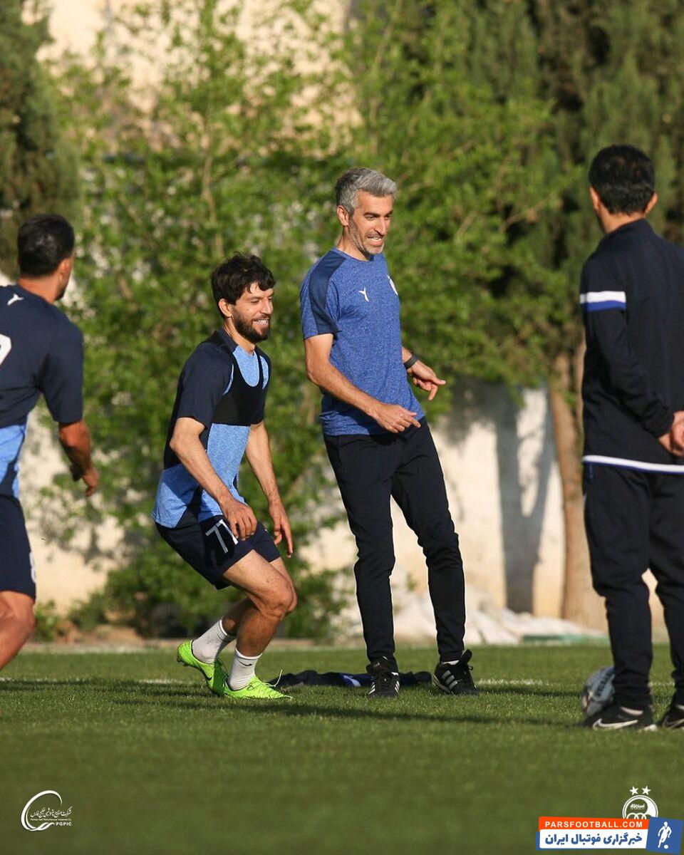 آخرین تمرین استقلال قبل از بازی حساس فردا برابر هوادار امروز برگزار شد