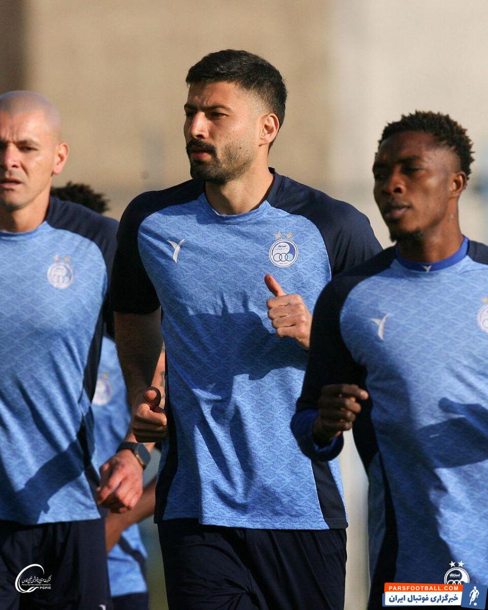 آخرین تمرین استقلال قبل از بازی حساس فردا برابر هوادار امروز برگزار شد