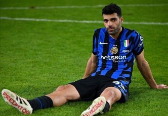 عملکرد ضعیف مهدی طارمی مهاجم اینتر در باخت سه بر صفر برابر میلان