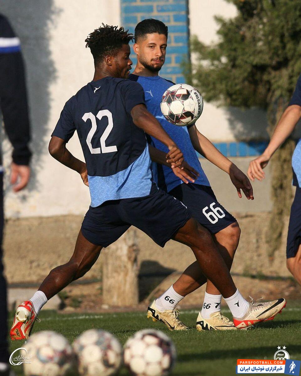 آخرین تمرین استقلال قبل از بازی حساس فردا برابر هوادار امروز برگزار شد