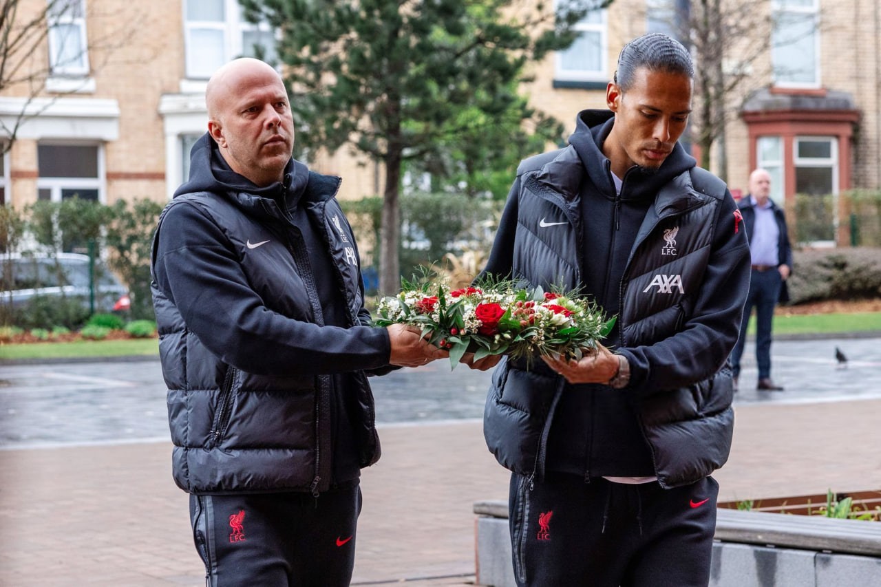 آرنه اشلوت و ویرجیل فن دایک در لیورپول