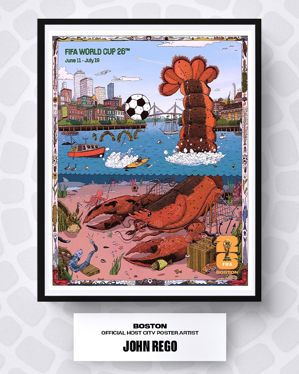 پوستر بوستون جام جهانی ۲۰۲۶