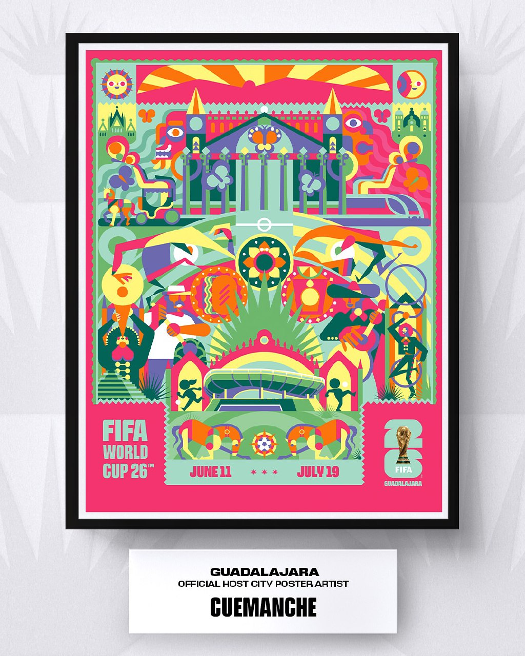 پوستر گوادالاخارا جام جهانی ۲۰۲۶