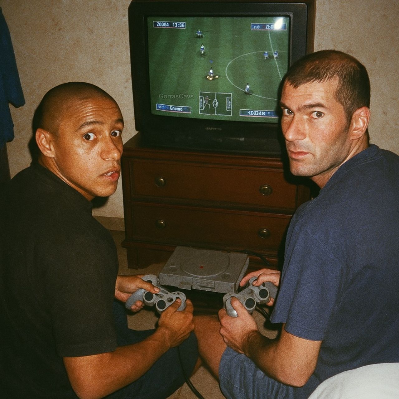 زیدان و روبرتو کارلوس 