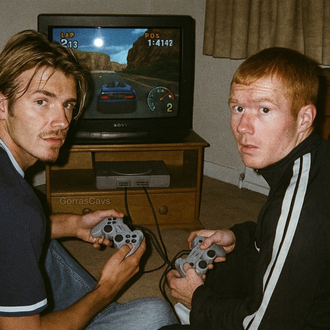 دیوید بکام و پل اسکولز