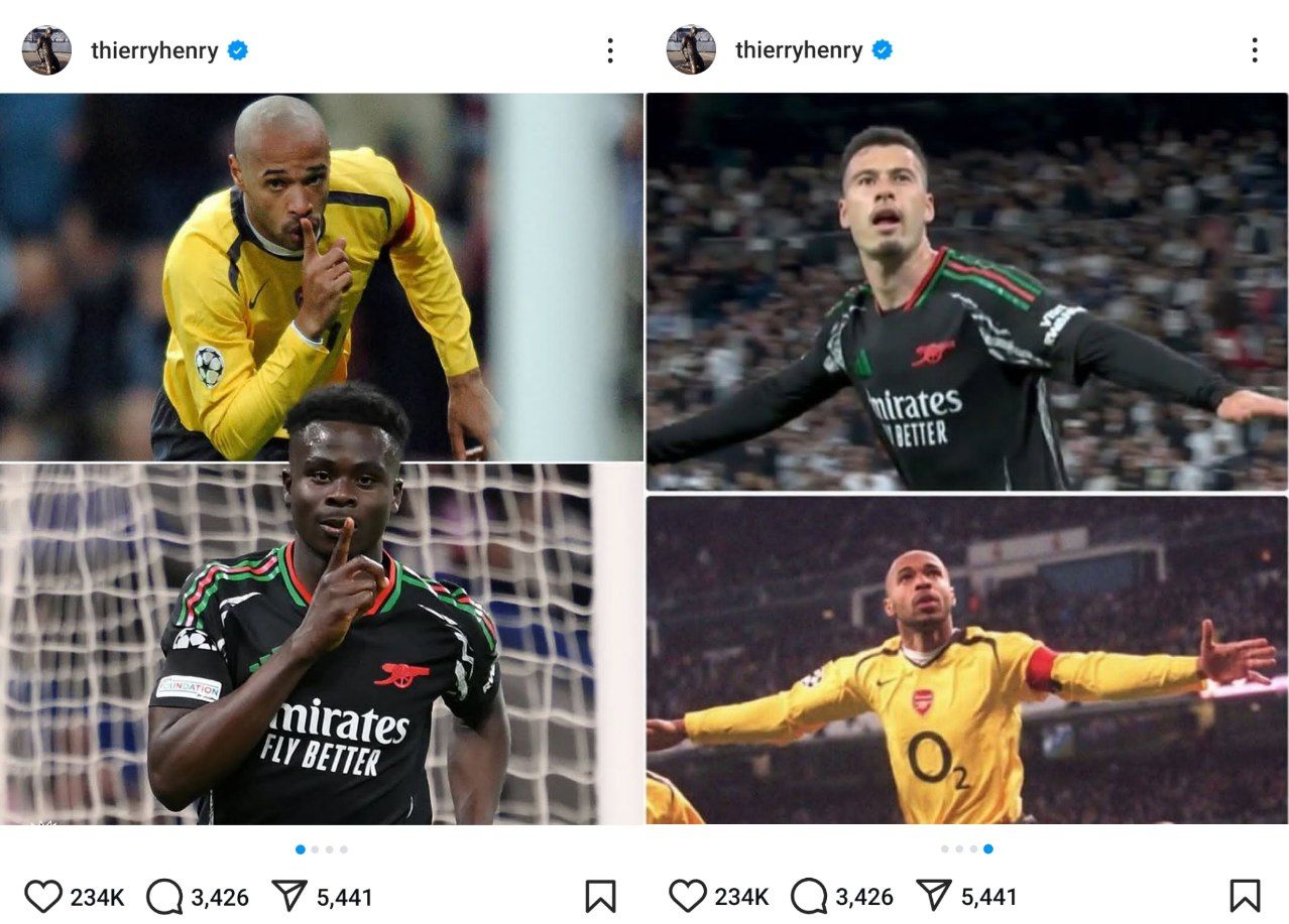 img_20250417_144608_135 واکنش تیری آنری به برد دلچسب آرسنال مقابل رئال مادرید در لیگ قهرمانان