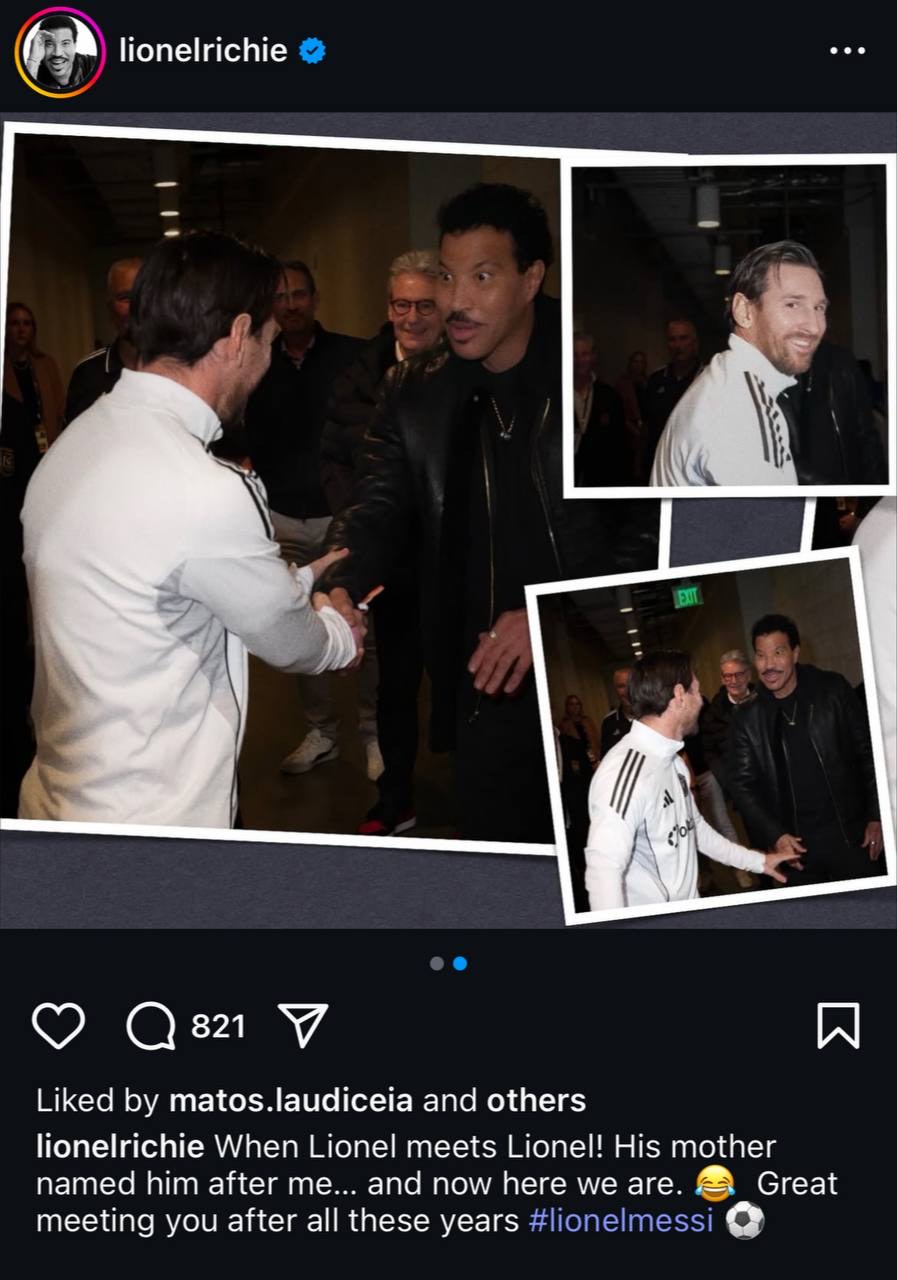 ملاقات لیونل مسی با شخصی که اسمش از او الهام گرفته شده است