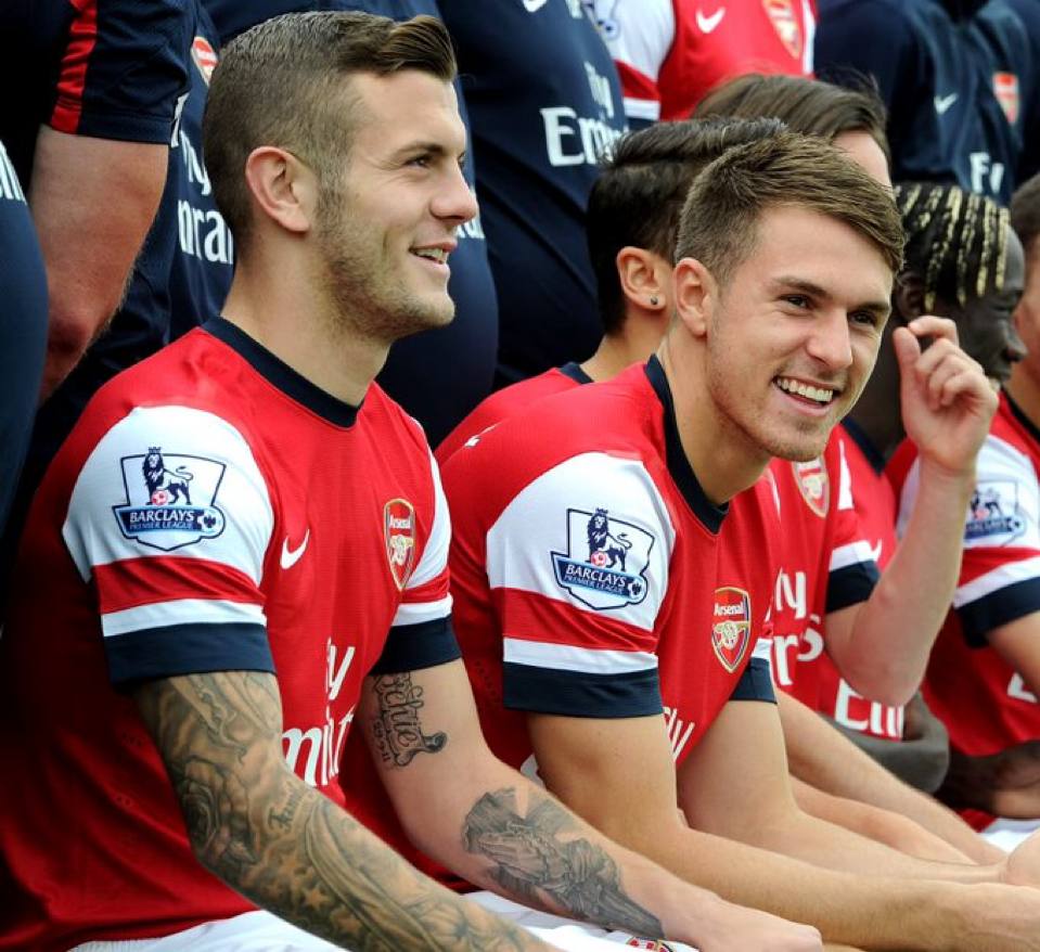 آرون رمزی و جک ویلشر در آرسنال