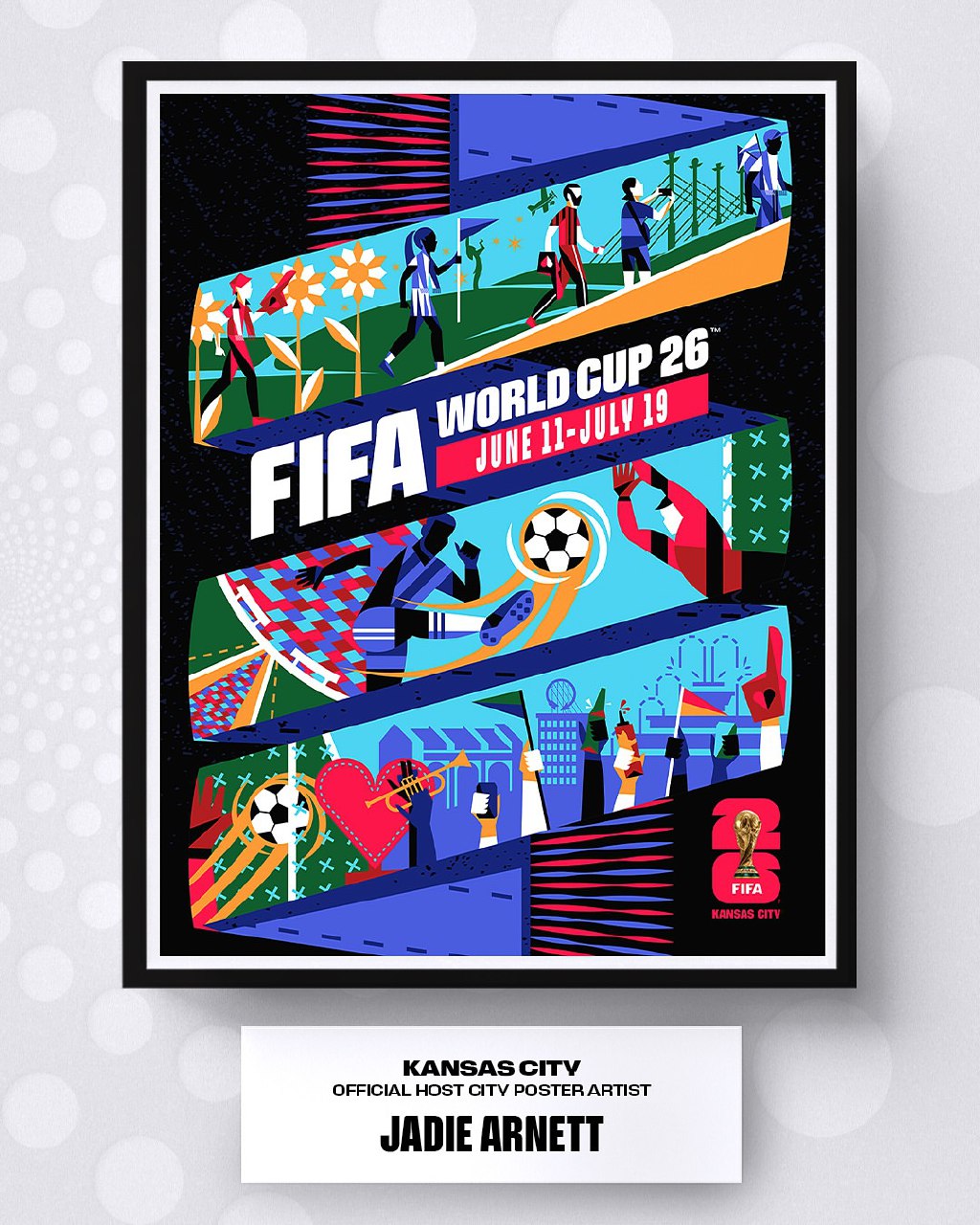 پوستر کانزاس سیتی جام جهانی ۲۰۲۶