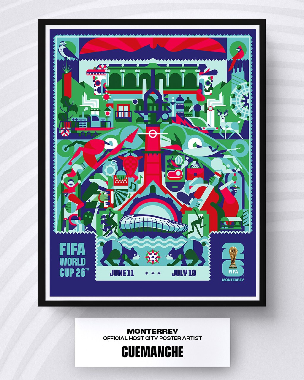 پوستر مونتری جام جهانی ۲۰۲۶