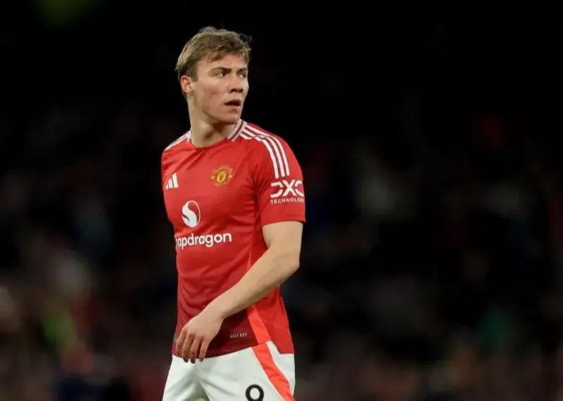 تمایل راسموس هویلوند، مهاجم منچستریونایتد برای حضور در یوونتوس