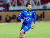 مصدومیت مهران احمدی ستاره استقلال در دیدار برابر تراکتور