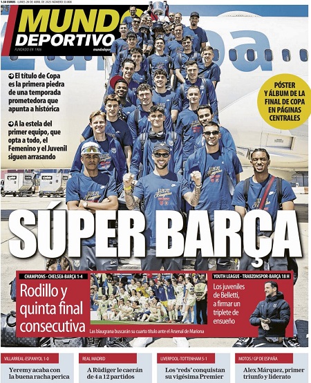 موندو دپورتیوو - 28 آوریل 2025