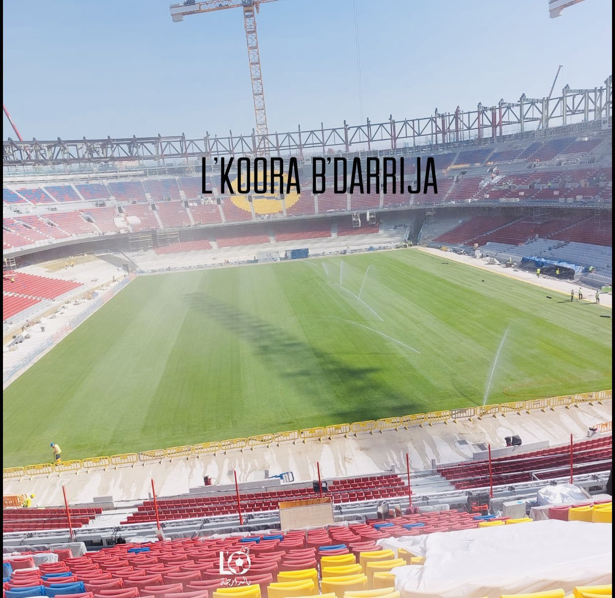 نصب کامل چمن استادیوم اسپاتیفای نیوکمپ