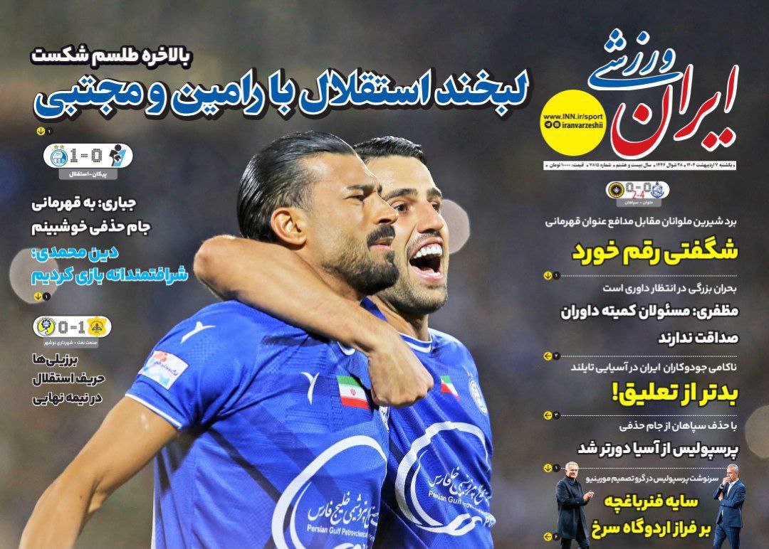 روزنامه ایران ورزشی