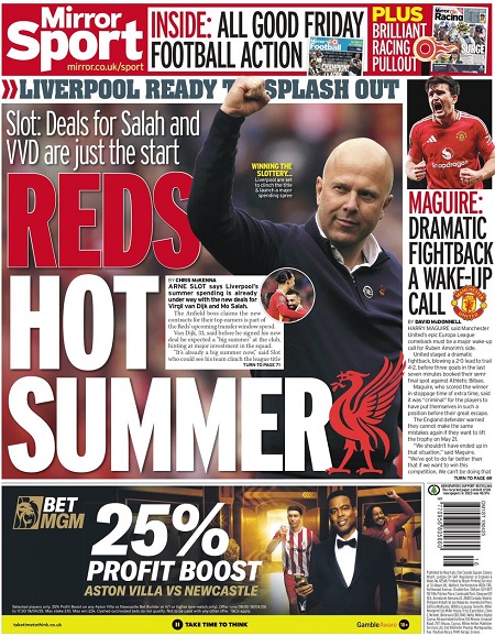 میرر اسپورت - 19 آوریل 2025