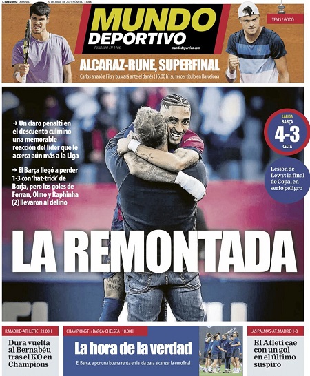 موندو دپورتیوو - 20 آوریل 2025