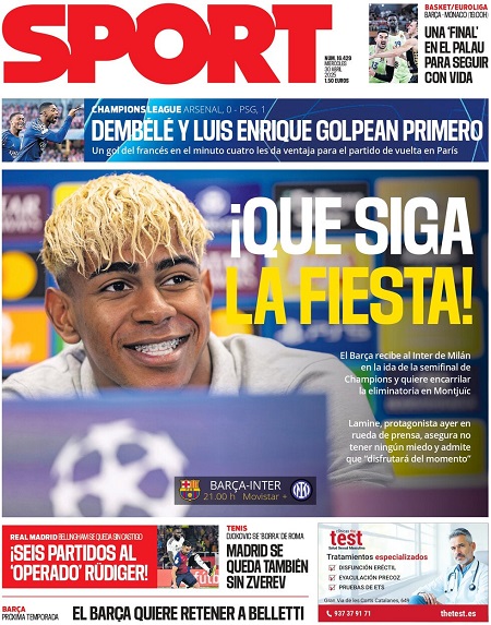 اسپورت - 30 آوریل 2025