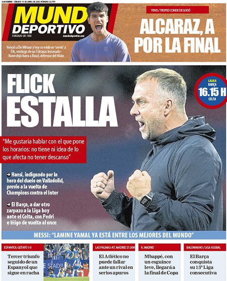 موندو دپورتیوو - 19 آوریل 2025