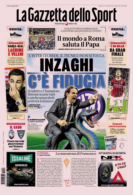 گاتزتا دلو اسپورت - 26 آوریل 2025