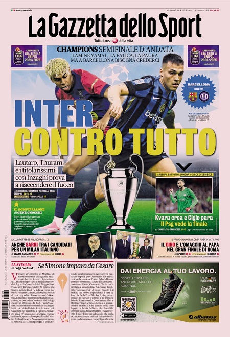 گاتزتا دلو اسپورت - 30 آوریل 2025