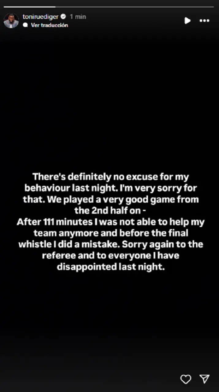 عذرخواهی رسمی ستاره رئال از داور ال‌کلاسیکو