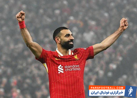 محمد صلاح ستاره لیورپول در صدر فهرست کفش طلا 2024/2025