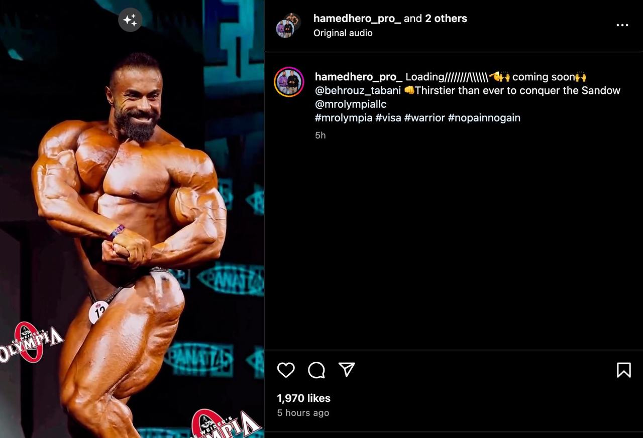 پست مشترک میلوس سارسف و نزدیکان بهروز تابانی