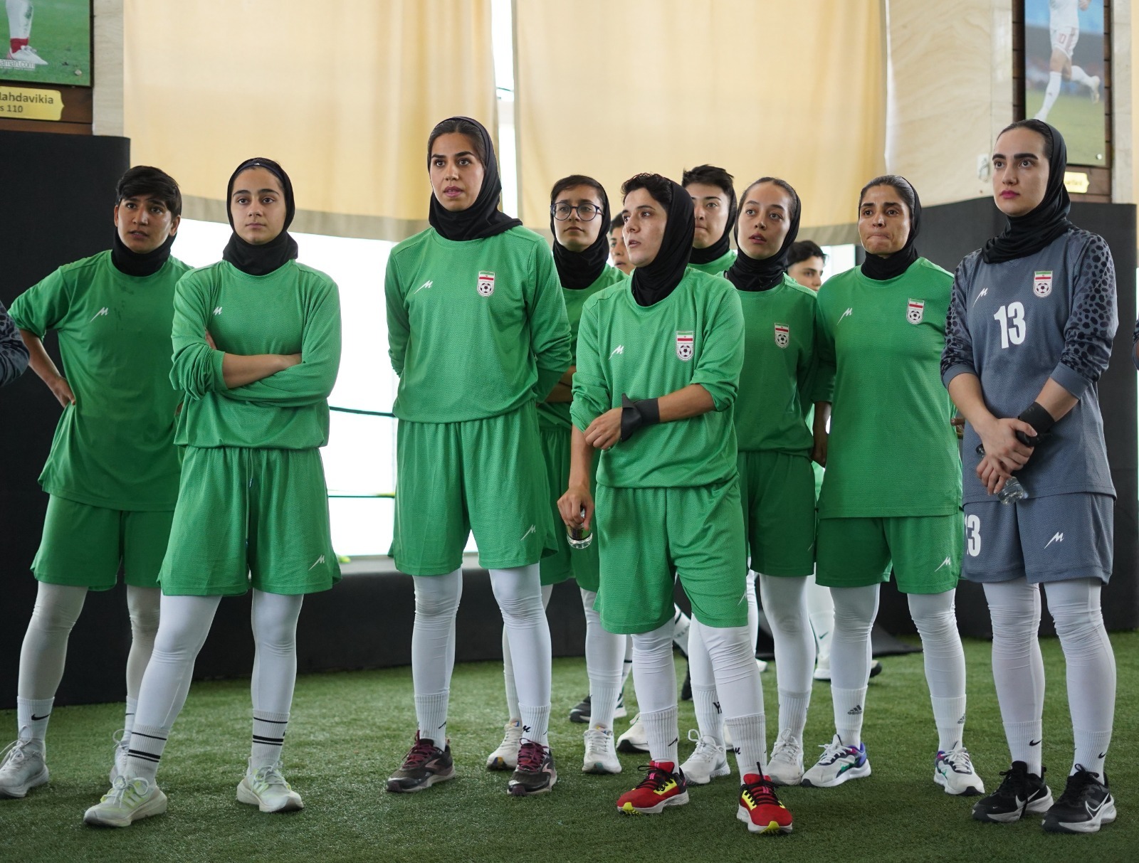 تمرین تیم ملی فوتبال بانوان در پک (عکس)