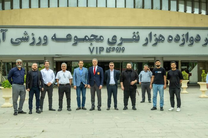 بازدید نائب رئیس فدراسیون اسکی روسیه از سالن ۱۲ هزار نفری آزادی