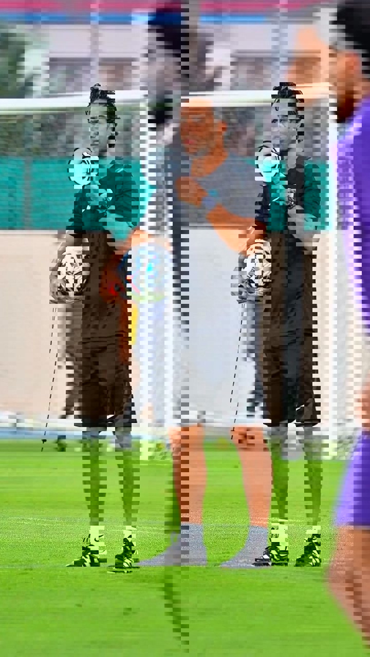 فرهاد مجیدی در تمرینات البطائح