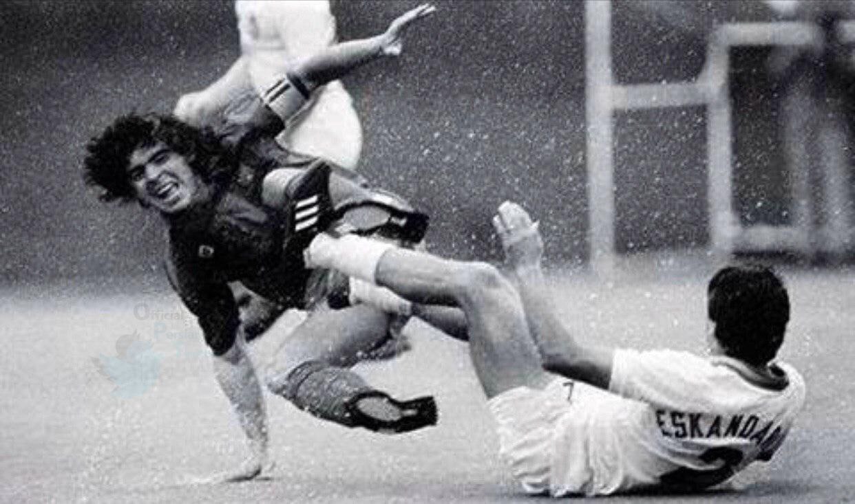 بازیکن ایرانی که مارادونا را شکست داد! (+عکس)