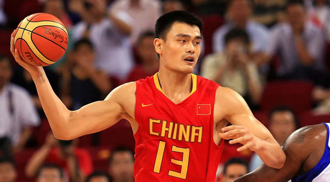 یائو مینگ در تیم ملی بسکتبال چین