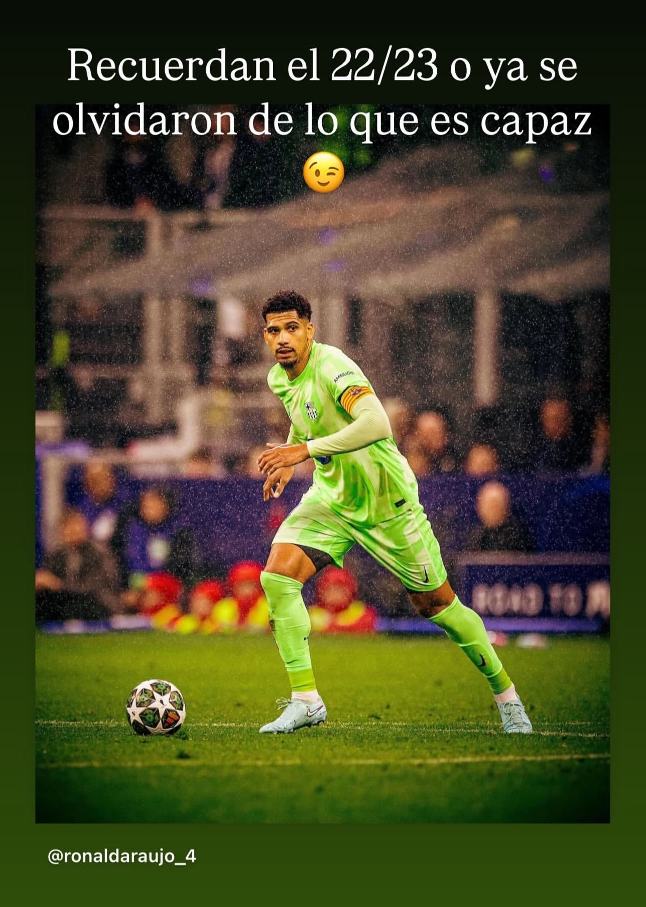 واکنش کنایه آمیز برادر رونالد آرائوخو به توهین هواداران بارسلونا