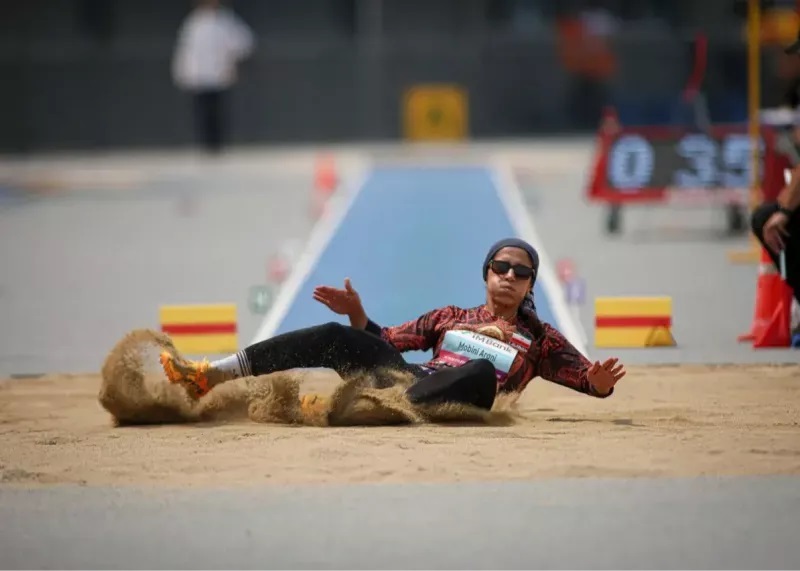 پرش‌های بی‌نقص و بدون رانت ریحانه مبینی؛ از دندان‌پزشکی تا طلای آسیا