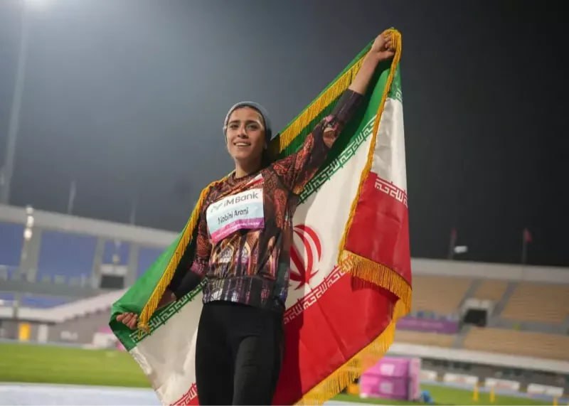 پرش‌های بی‌نقص و بدون رانت ریحانه مبینی؛ از دندان‌پزشکی تا طلای آسیا