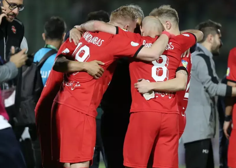 تبریک قهرمانی تراکتور در لیگ برتر از سوی باشگاه نفتچی باکو جمهوری آذربایجان