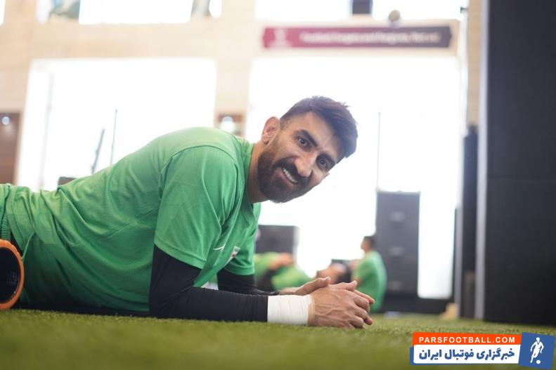 علیرضا بیرانوند دروازه بان تیم تراکتور مهمان امشب برنامه فوتبال برتر