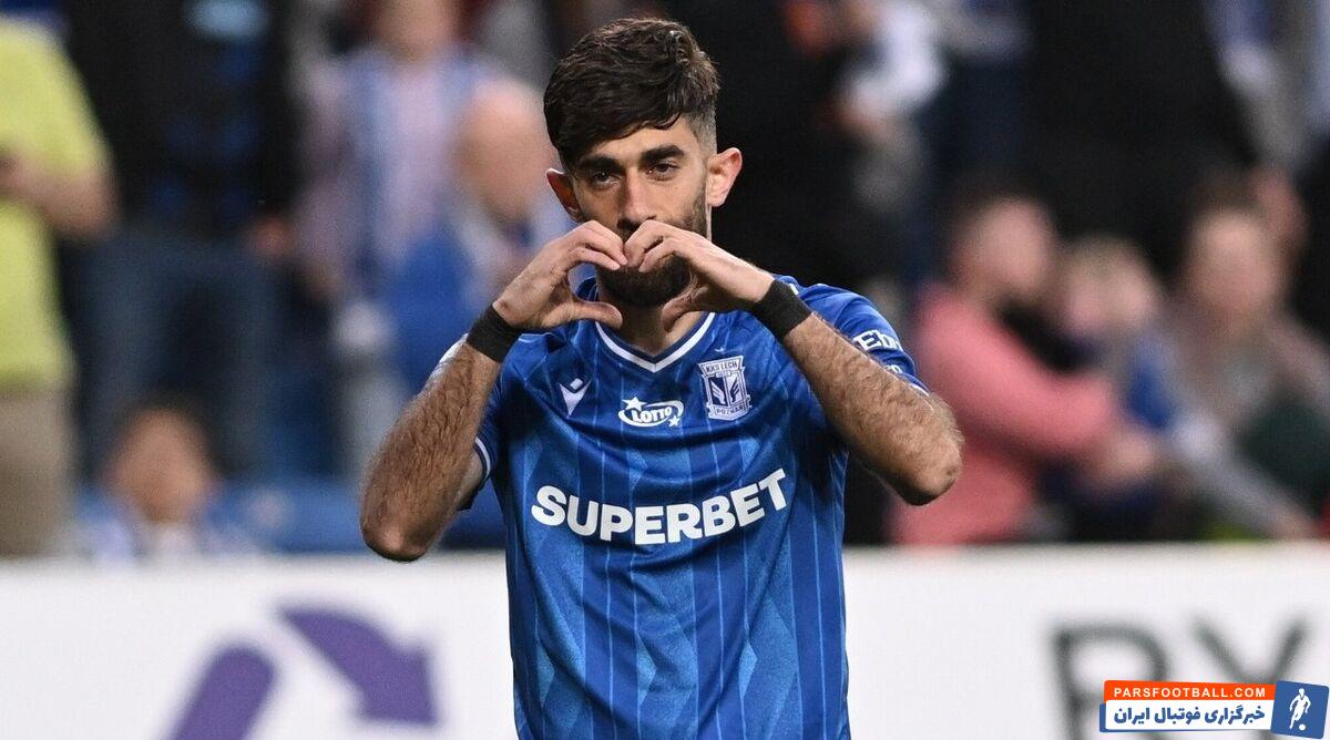 علی قلی زاده با لخ پوزنان عنوان قهرمانی در لیگ لهستان را به دست آورد