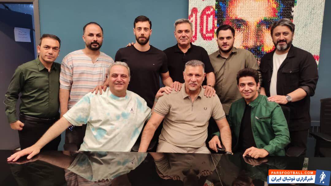 آرش افشین ستاره پیشین فوتبال ایران با علی دایی دیدار کرد