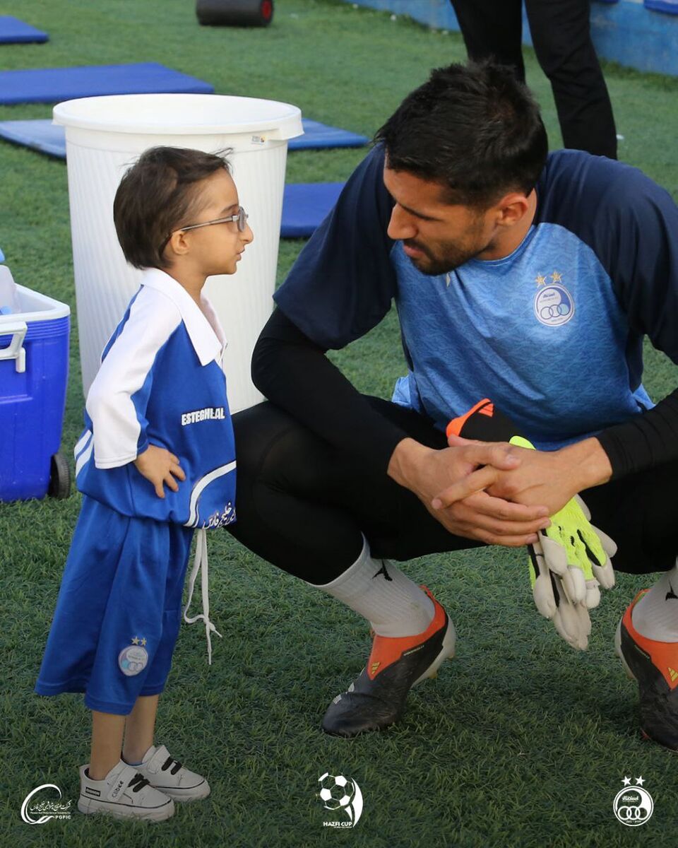 آرزوی کودک هوادار استقلال برآورده شد +عکس