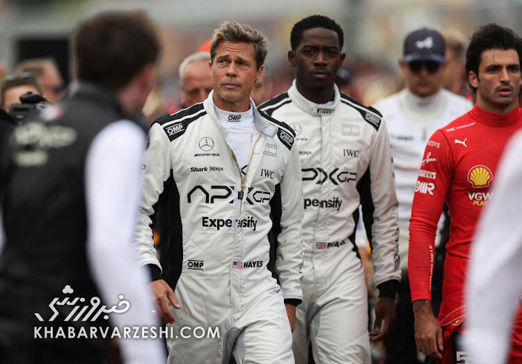 اوج هیجان با رانندگی ستاره/ برد پیت در فرمول یک! + فیلم و عکس